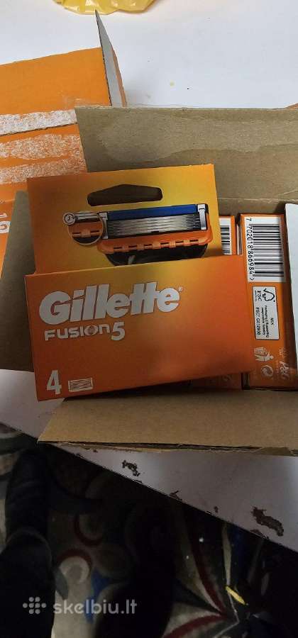 Gillette fussion5 originalus peiliukai vokiski - nuotraukos Nr. 2