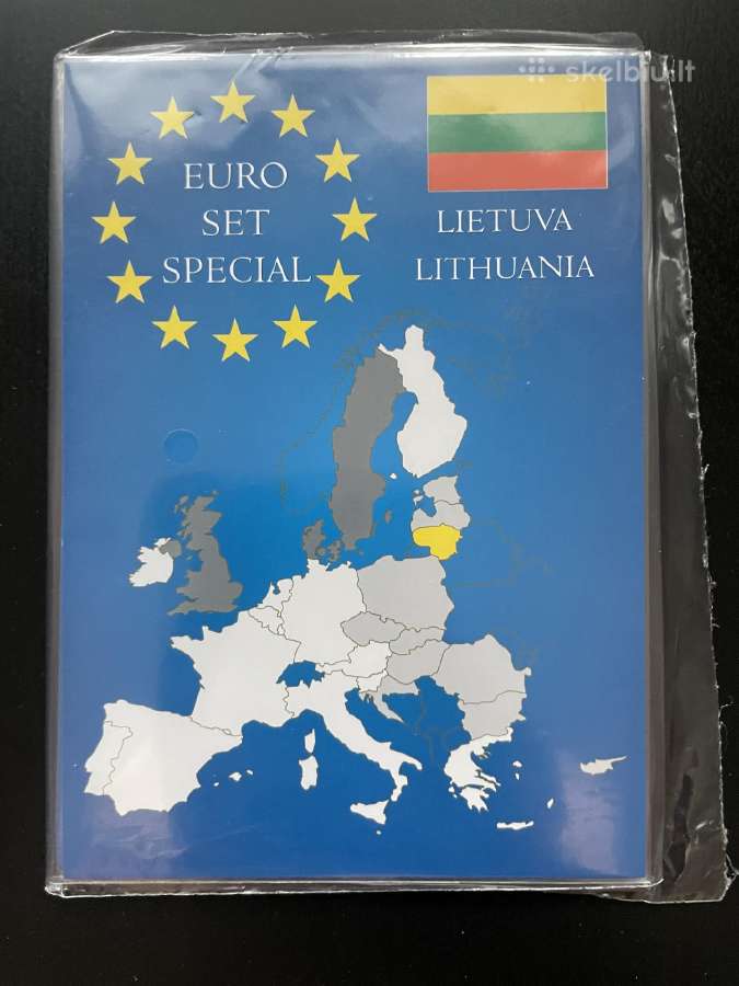 Albumas euro set Lietuva Latvia