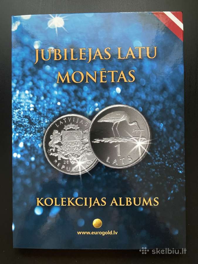 Latvijas lats monetas albums Latvia latai