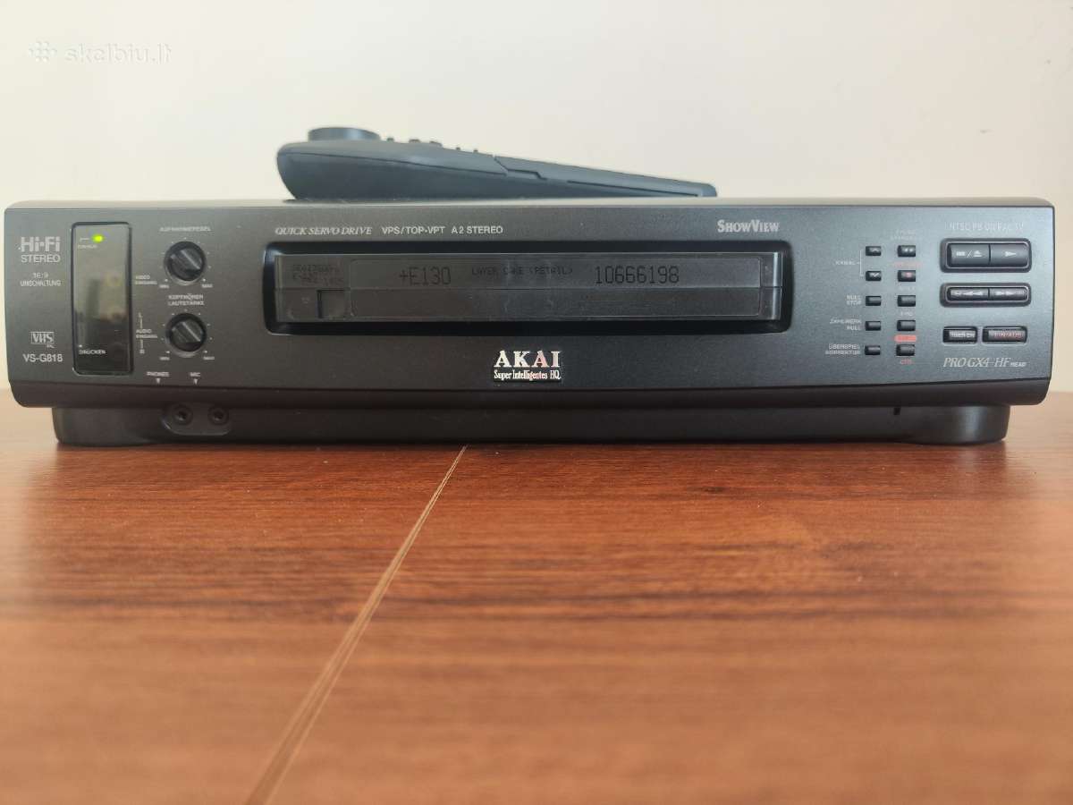 Akai vhs - nuotraukos Nr. 3