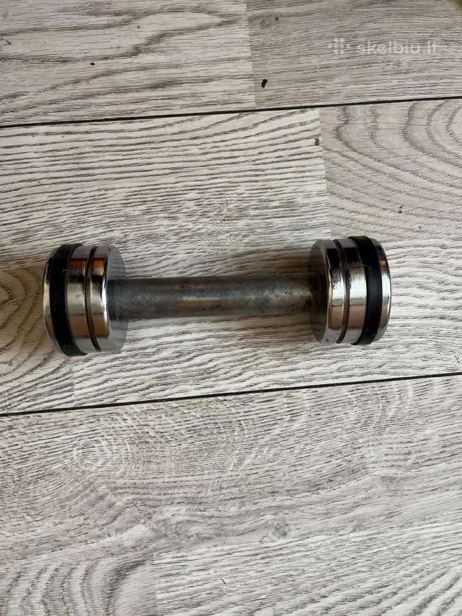 Metalinis hantelis 2kg - nuotraukos Nr. 2