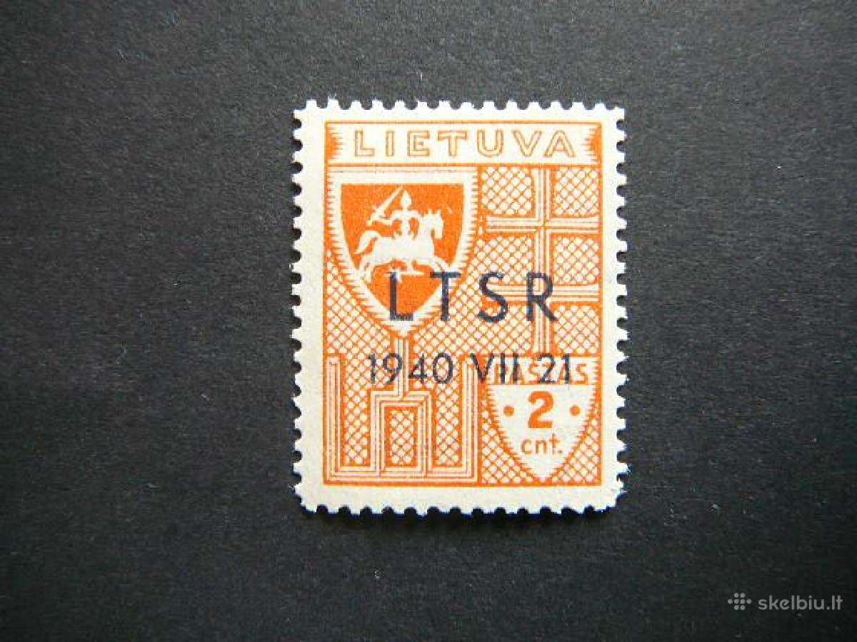 Lietuva 1940 Ltsr - okupacija Mnh lit449sm