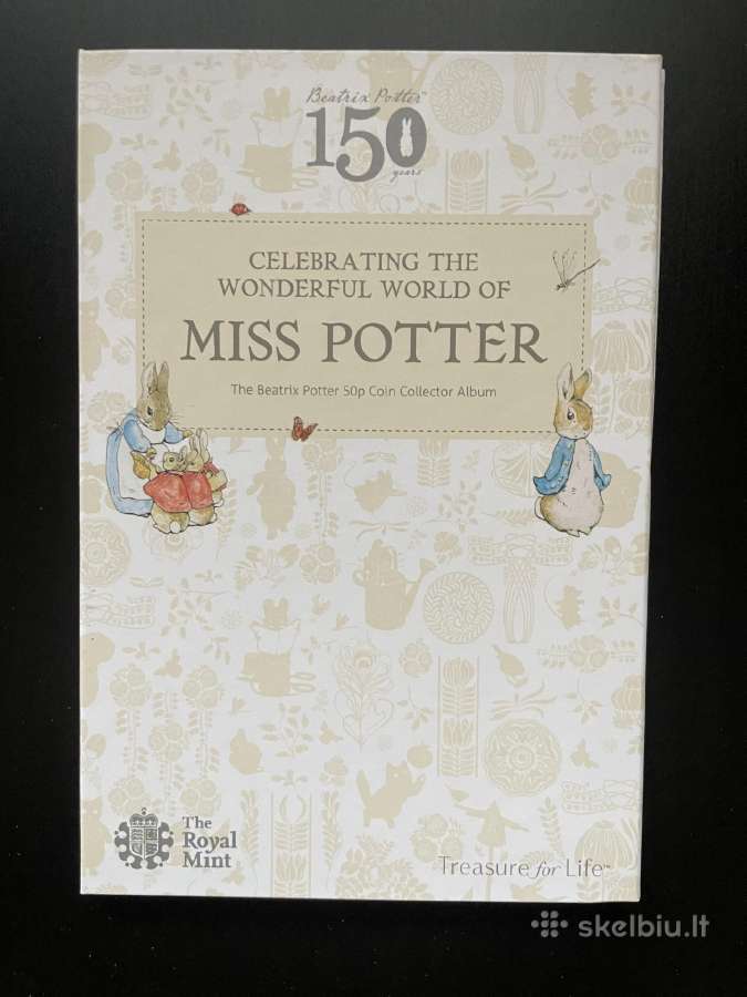 Anglija 50 pence Beatrix Potter album - nuotraukos Nr. 2