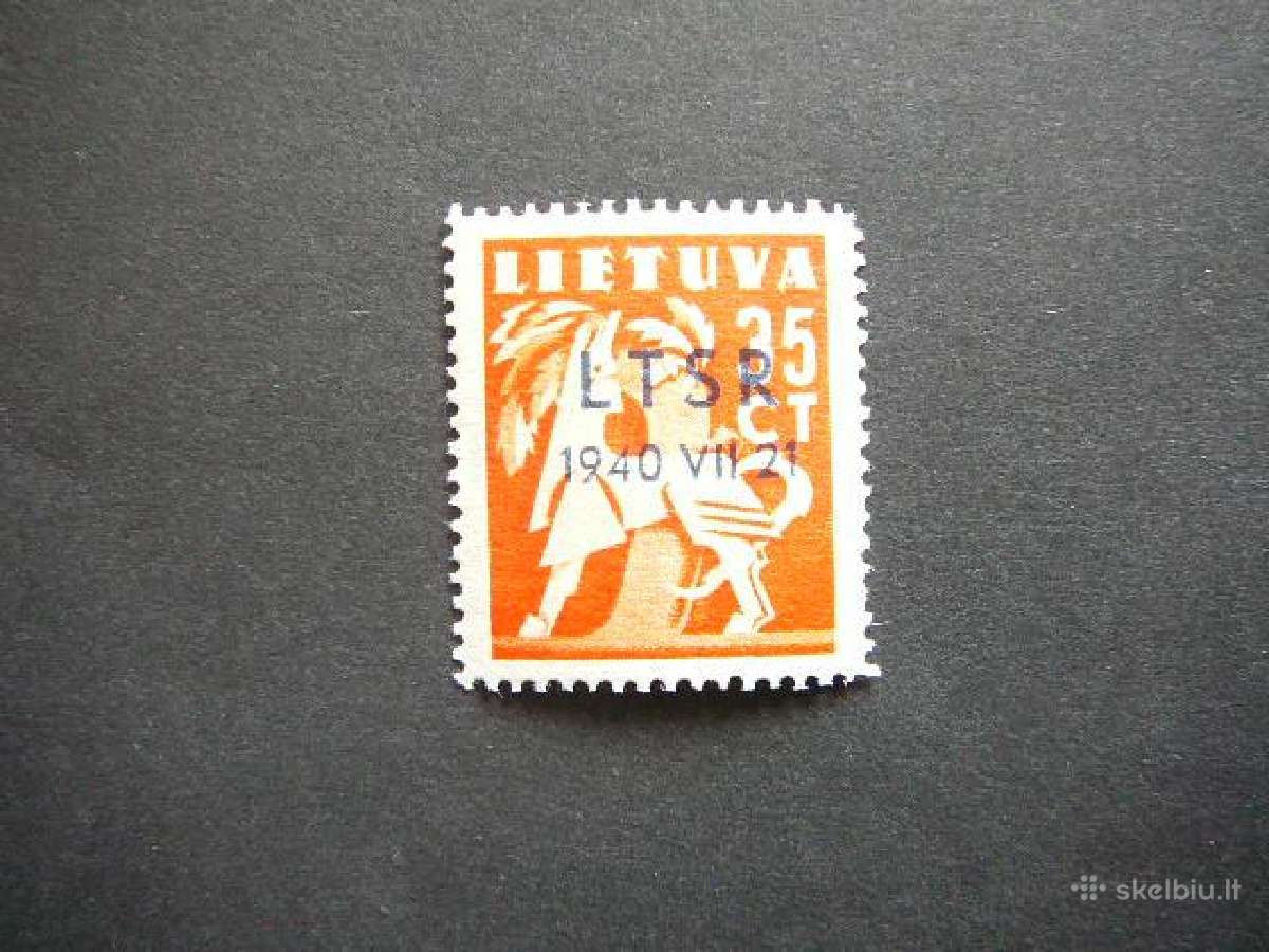 Lietuva 1940 Ltsr - okupacija Mnh lit455sm