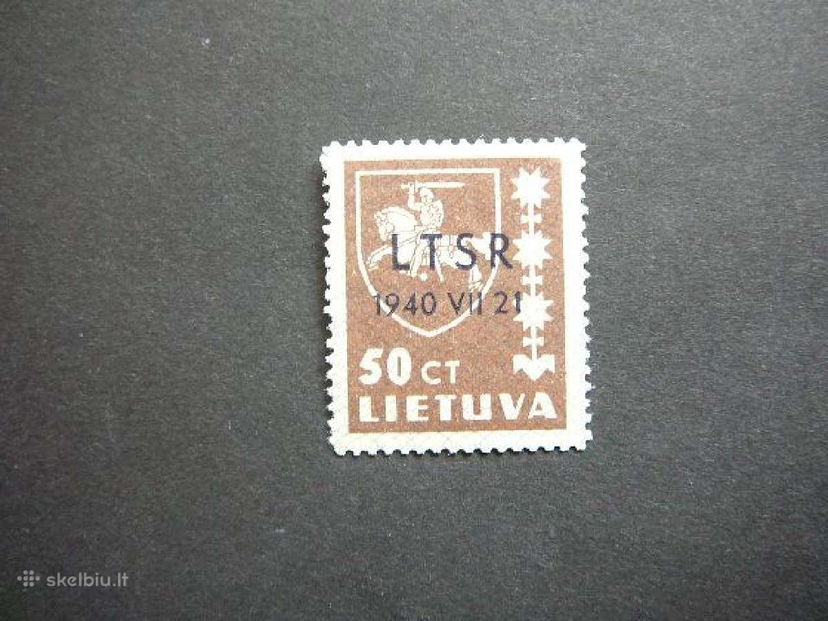 Lietuva 1940 Ltsr - okupacija Mnh lit456sm