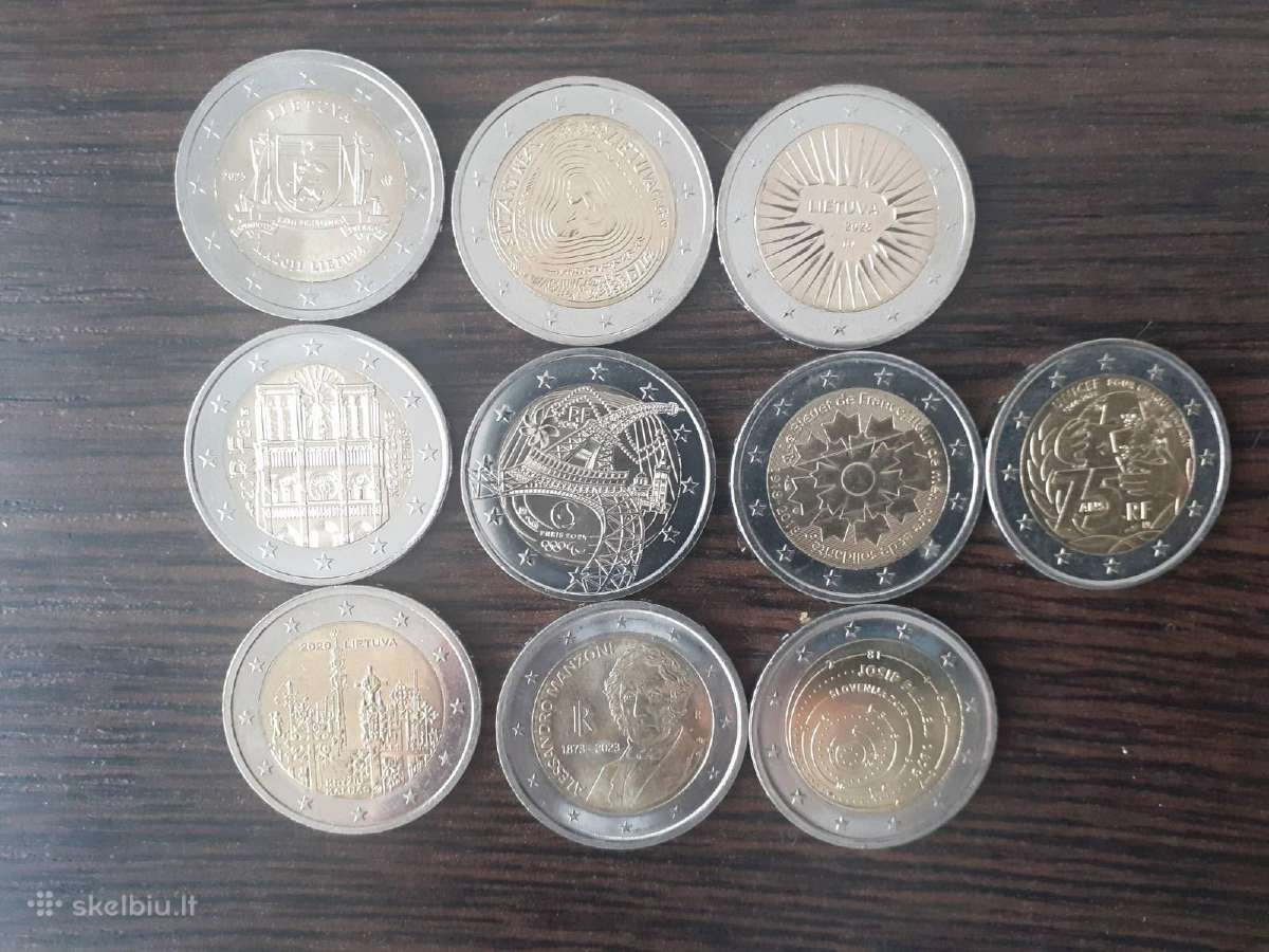 Proginės 2 eur monetos