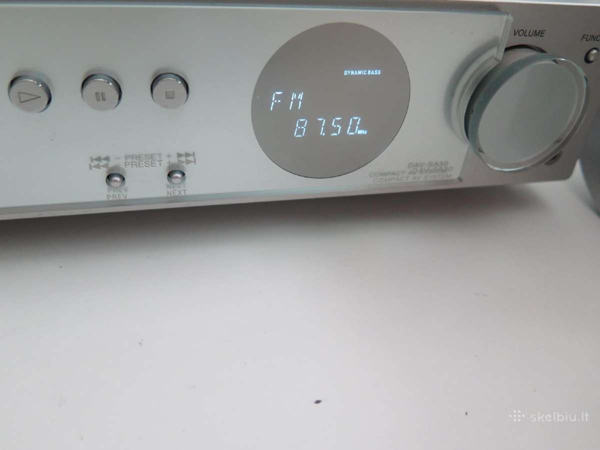 Sony Dvd Super Audio CD Mp3 namų kino sistema - nuotraukos Nr. 4