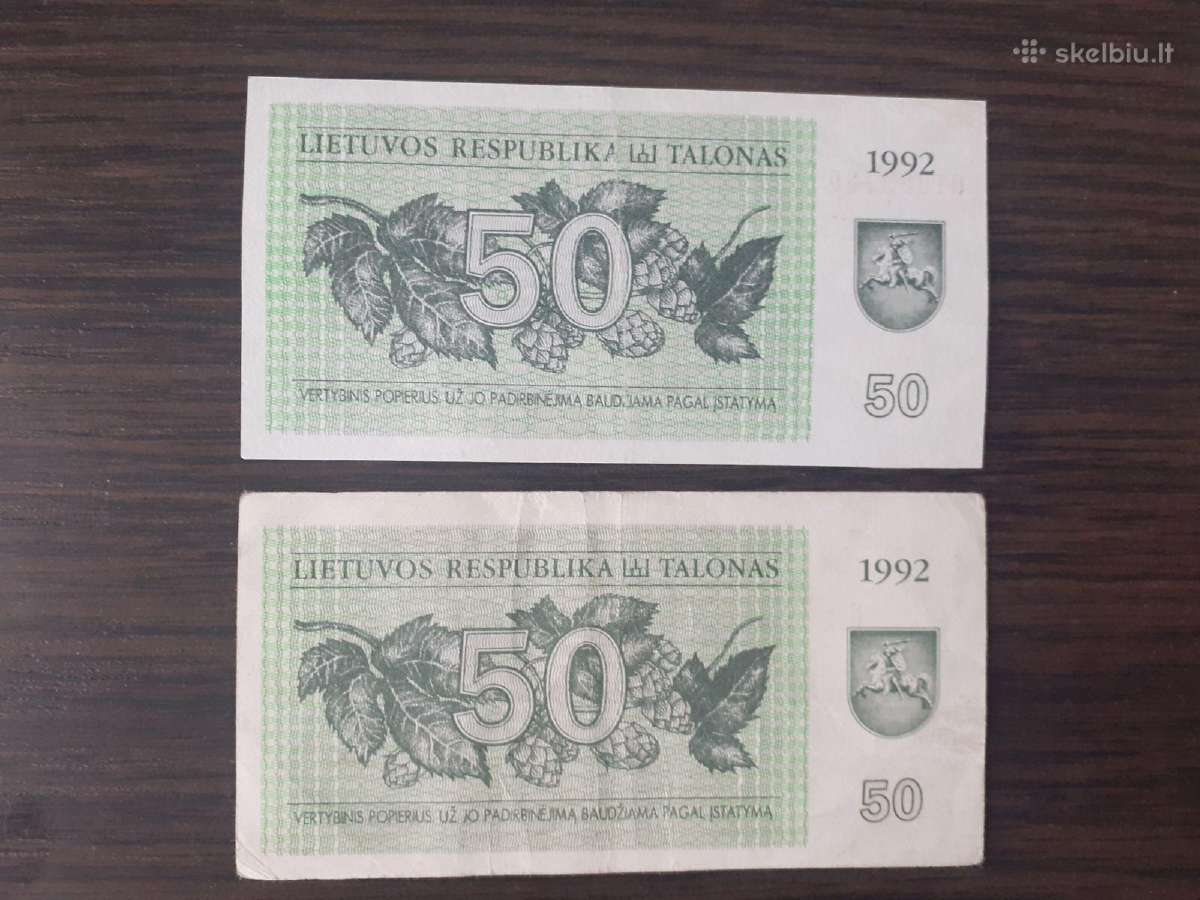 1992 50 talonų tetervinai.reti - nuotraukos Nr. 2