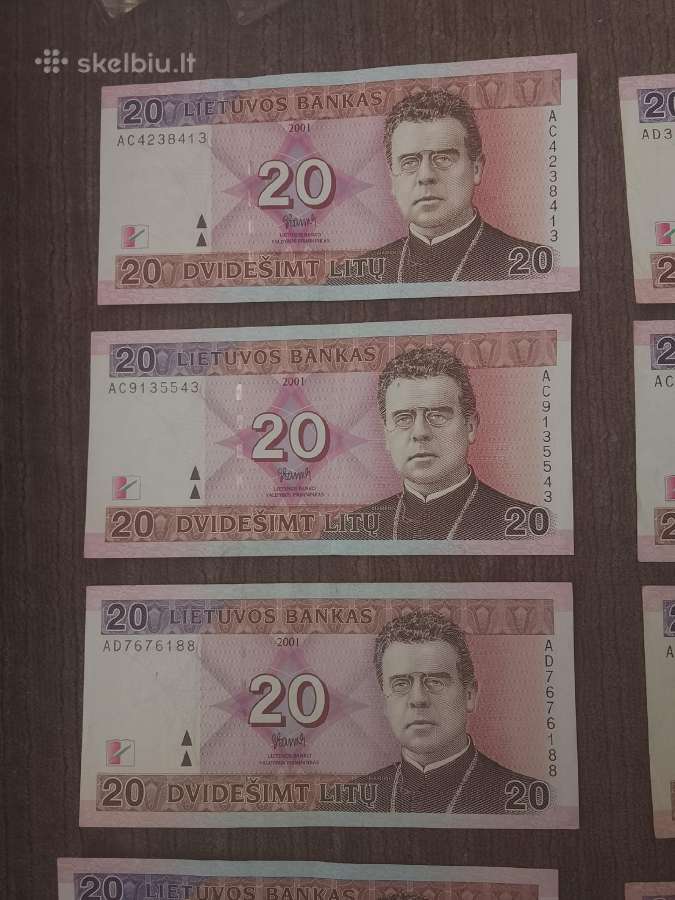 20 litų 2001m. - nuotraukos Nr. 2