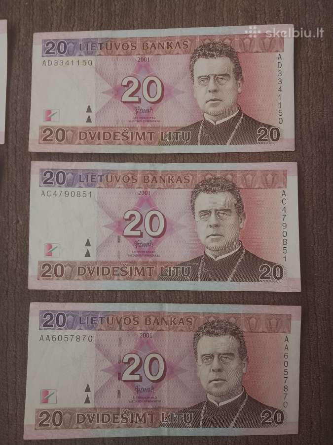 20 litų 2001m. - nuotraukos Nr. 4