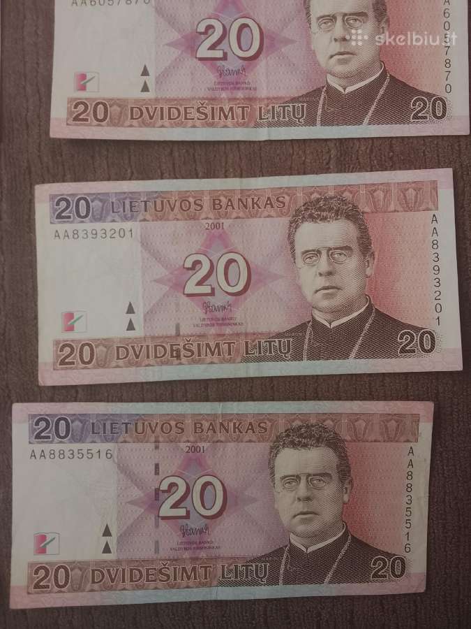 20 litų 2001m. - nuotraukos Nr. 5