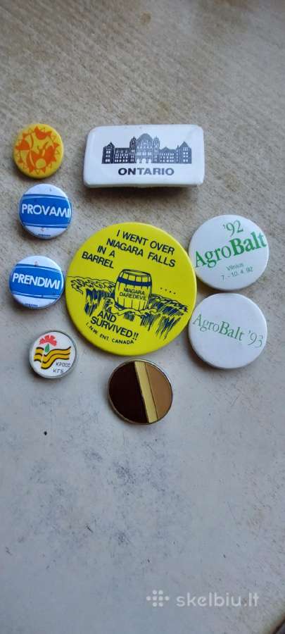 Apvalūs ženkleliai ir medaliai - nuotraukos Nr. 4