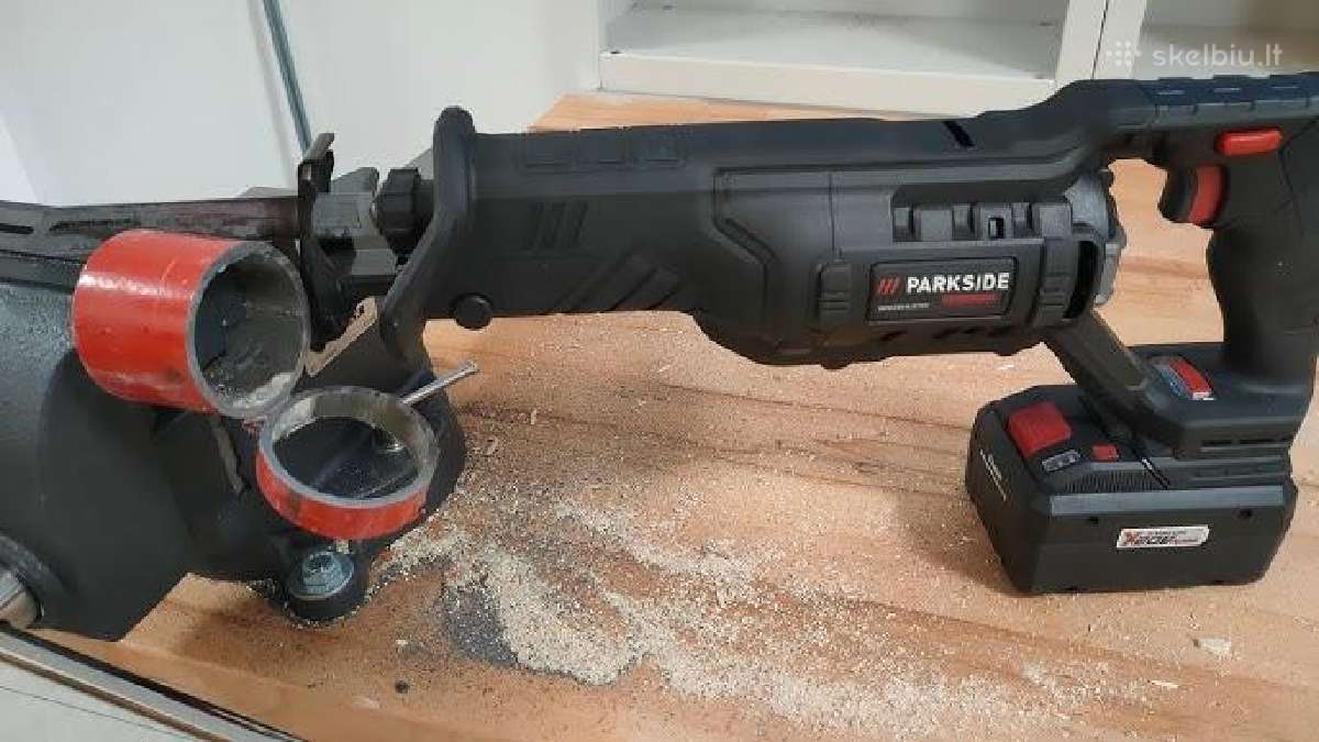 Parkside performance 20v tiesinis pjūklas