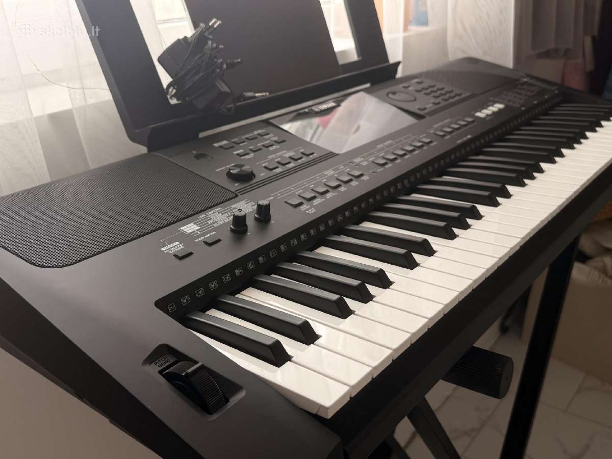 Sintezatorius Yamaha Psr-e463 su stovu - nuotraukos Nr. 2