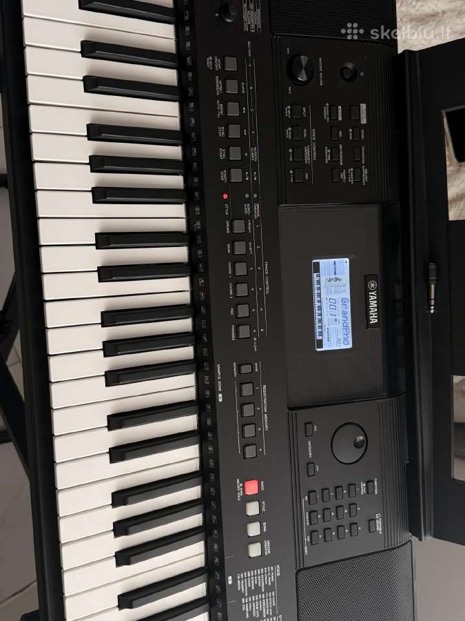 Sintezatorius Yamaha Psr-e463 su stovu - nuotraukos Nr. 4