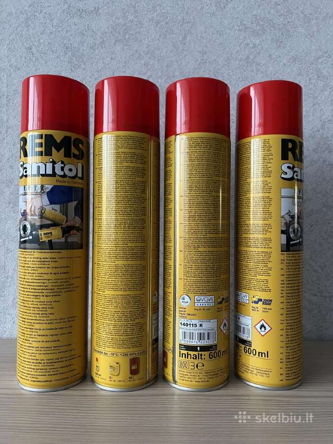 Rems Sanitol sriegimo skystis - nuotraukos Nr. 2