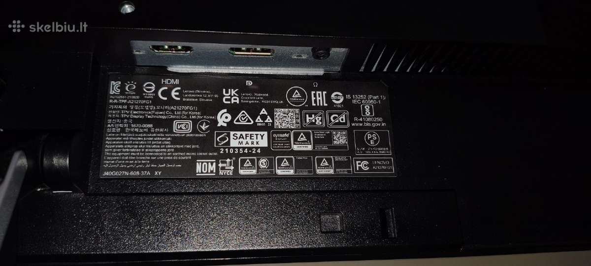 Lenovo g27e-20 - nuotraukos Nr. 5