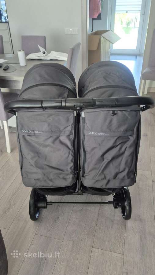 Sportinis vežimėlis dvynukams Euro-cart Doblo - nuotraukos Nr. 3
