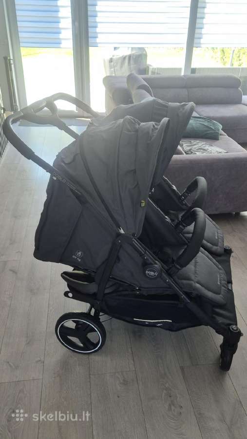Sportinis vežimėlis dvynukams Euro-cart Doblo - nuotraukos Nr. 4