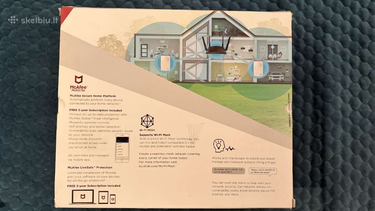 D-link Exo Ac2600 Smart Mesh Wi-fi Dir-2660 - nuotraukos Nr. 10