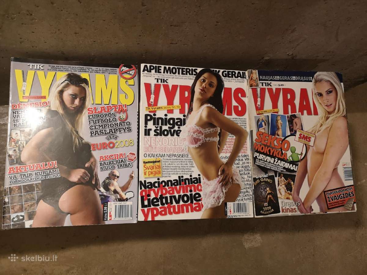 Zurnalai tik vyrams