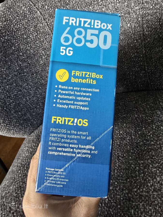 Maršrutizatorius Avm Fritz!box 6850 5G - nuotraukos Nr. 3