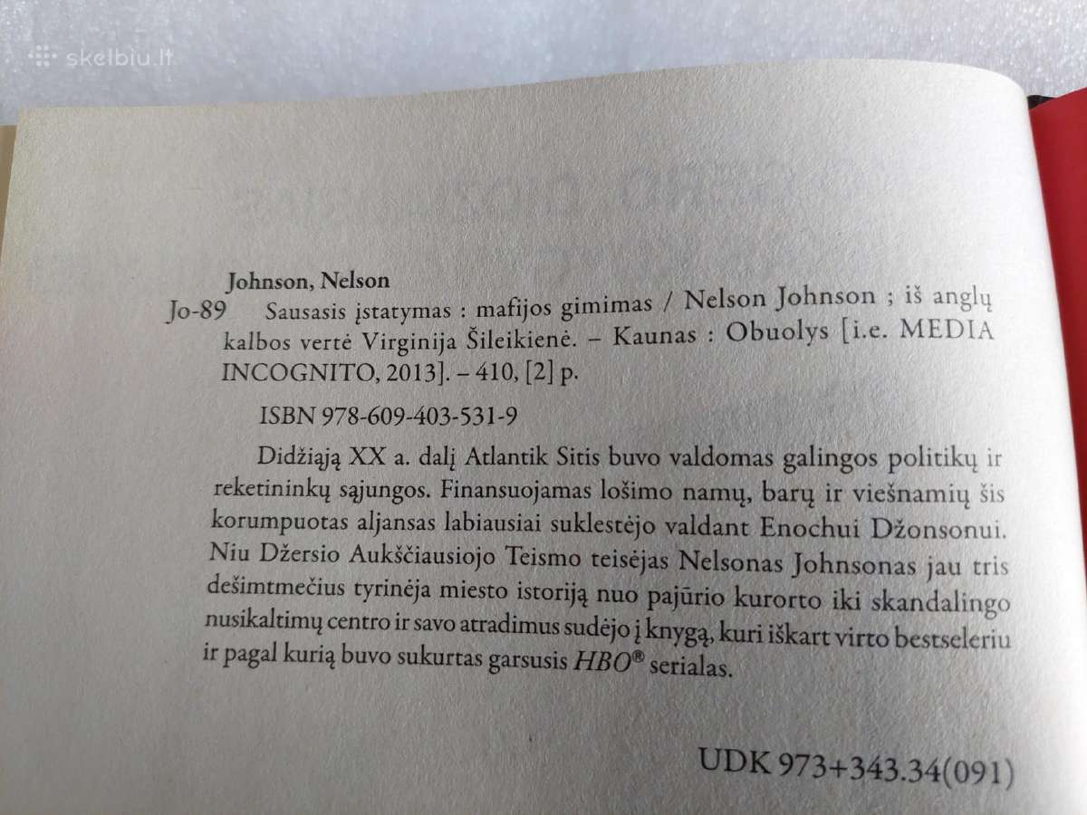 Sausasis įstatymas. Mafijos gimimas - nuotraukos Nr. 3