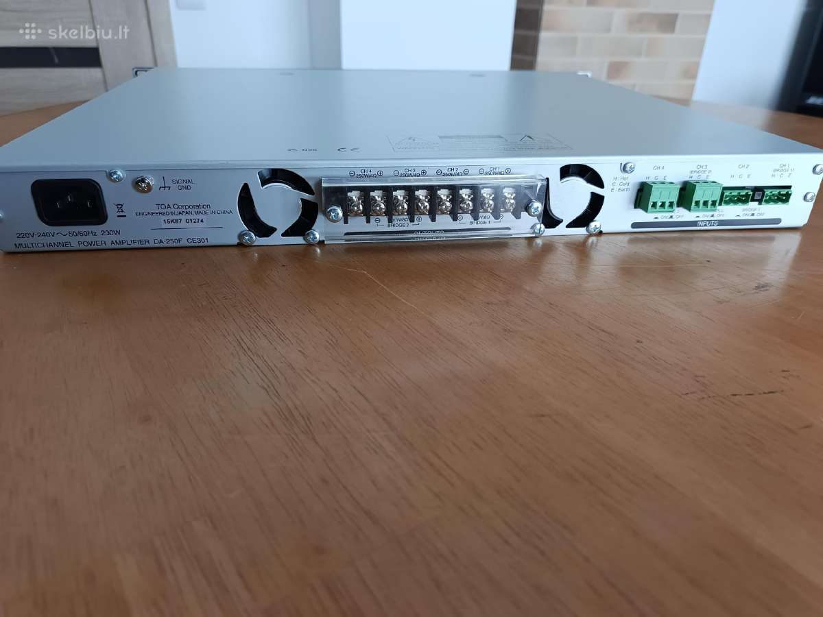 Line array koloneliu sistema Toa hx-5w eu - nuotraukos Nr. 8