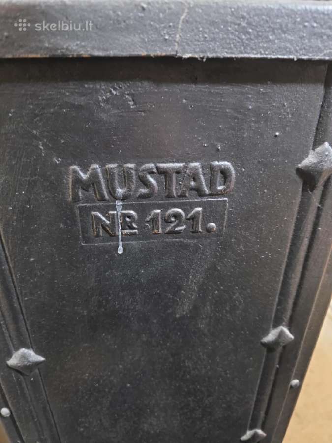 Ketaus krosnelė idealios būklės Mustad ne.121 - nuotraukos Nr. 2