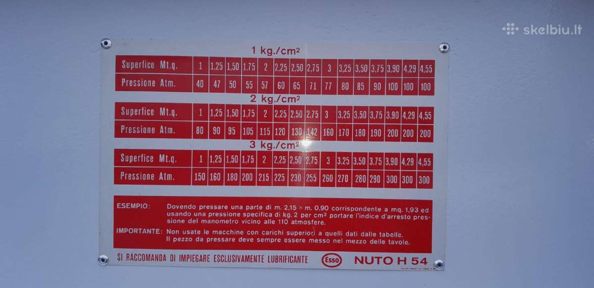 Faneravimo presas Manni 1025 - nuotraukos Nr. 8