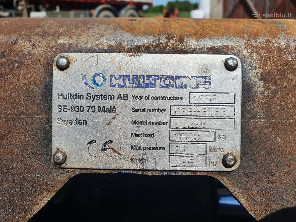 Griebtuvas šakoms Hultdins Sg260 - nuotraukos Nr. 2