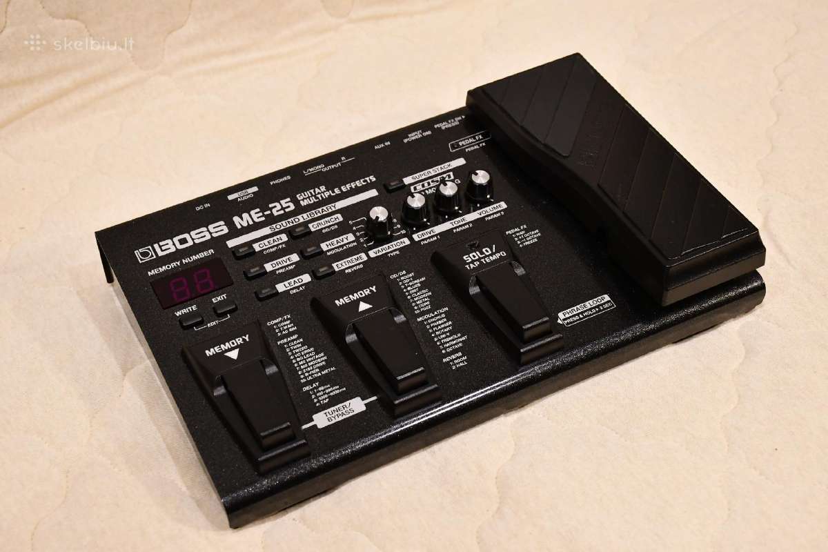 Gitaros procesorius Boss Me-25 - nuotraukos Nr. 2