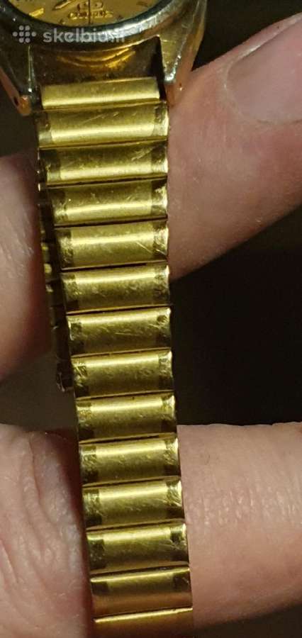 Auksu dengtas 1978 metu Seiko mechaninis laikrodis - nuotraukos Nr. 3