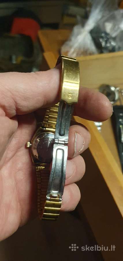 Auksu dengtas 1978 metu Seiko mechaninis laikrodis - nuotraukos Nr. 6