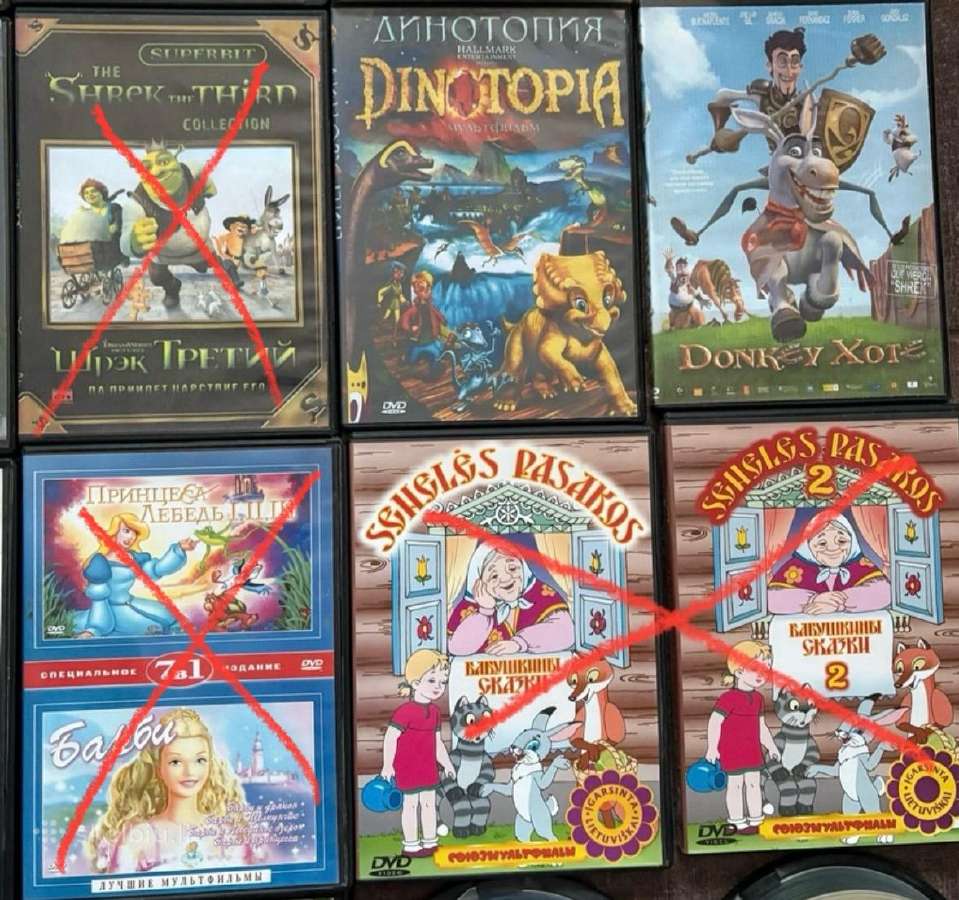 Daugiau nei 120 multfilmų Dvd diskuose - nuotraukos Nr. 5