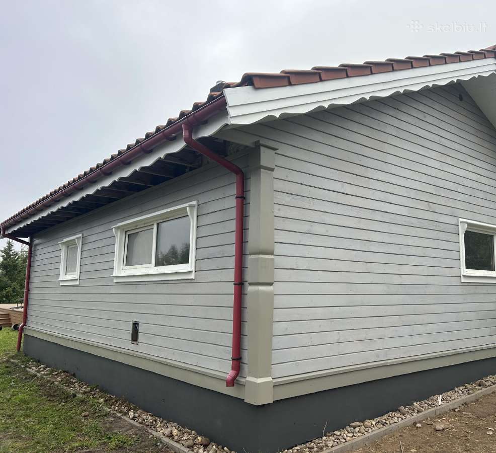 Medinių namų ir paviršių dažymas - nuotraukos Nr. 28
