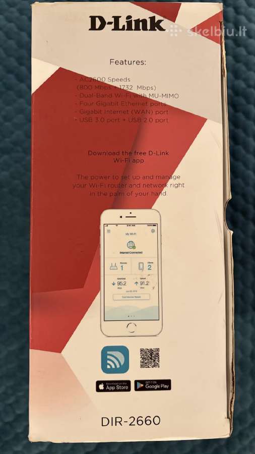 D-link Exo Ac2600 Smart Mesh Wi-fi Dir-2660 - nuotraukos Nr. 9