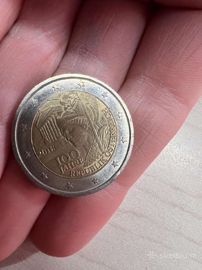 Austrijos 2018 m 2 eur proginė moneta