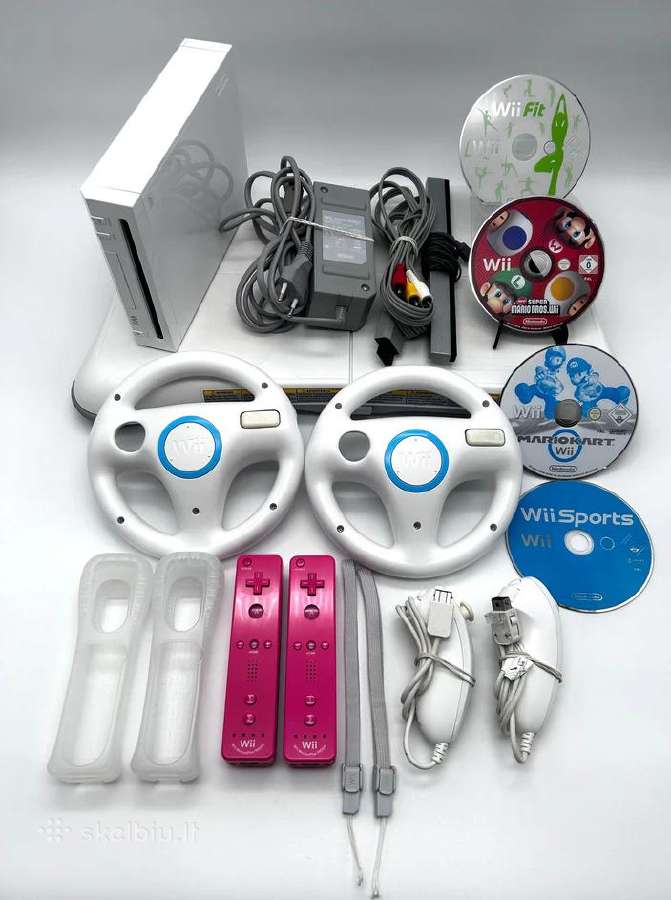 Nintendo Wii konsolės – rinkiniai ir priedai - nuotraukos Nr. 7