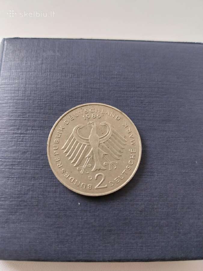 2 markės. Vokietija.1989 Moneta (proginė )