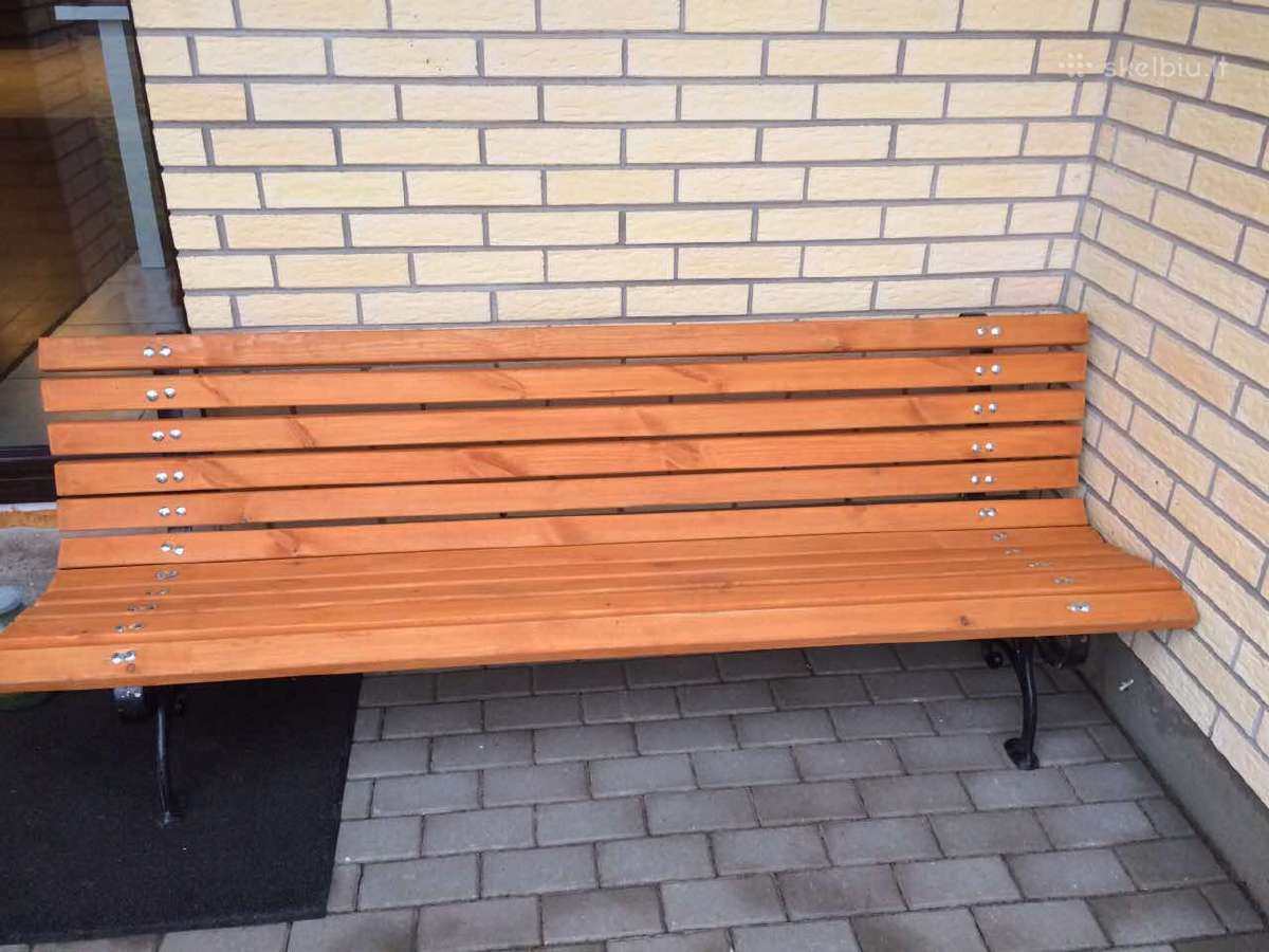 Lauko baldai, stalas, suoliukai. - nuotraukos Nr. 12
