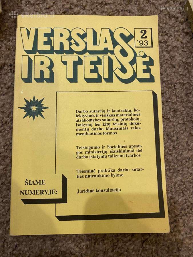 Zurnalai Verslo komercine teisė - nuotraukos Nr. 4