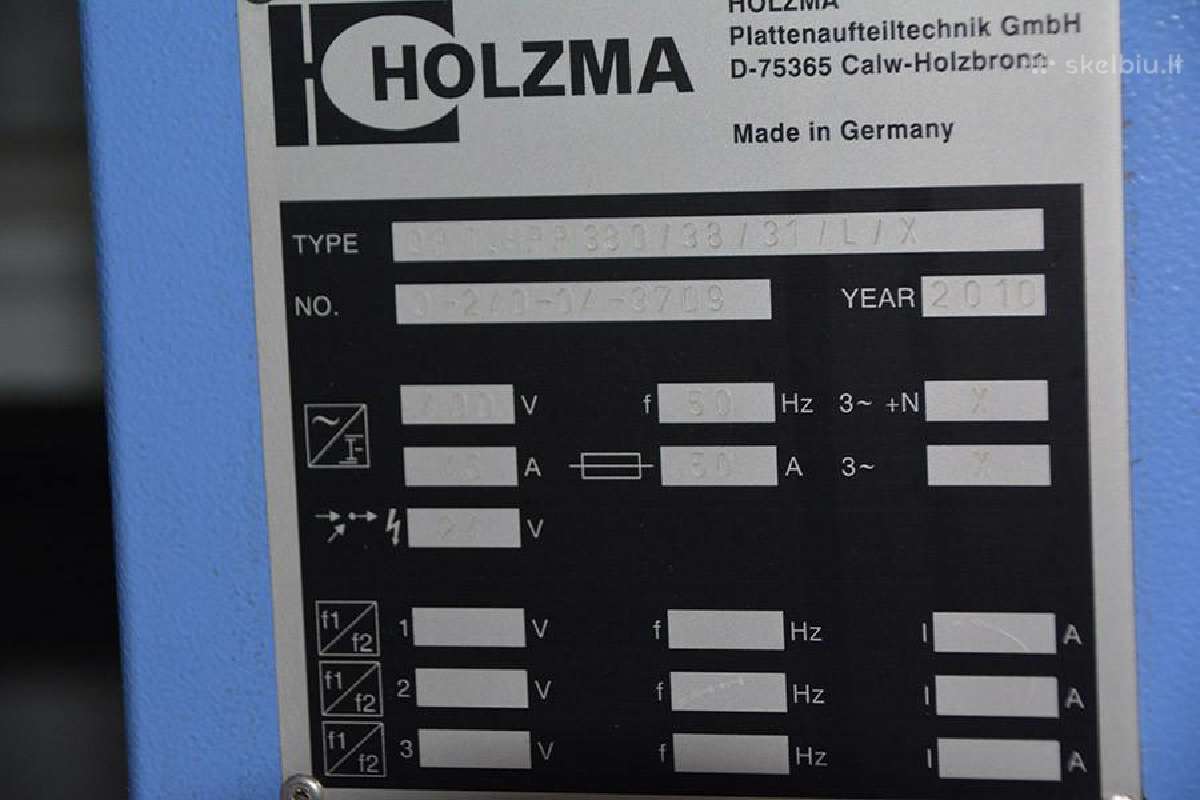 Automatinės pjovimo staklės Holzma Hpp 380 - nuotraukos Nr. 9