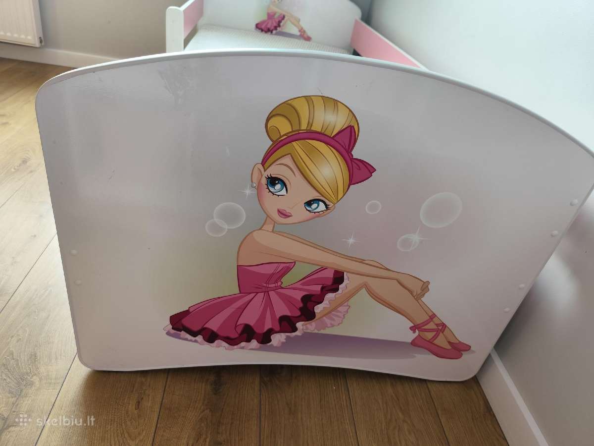 Princeses lova 180x80 su Lonas ciuziniu