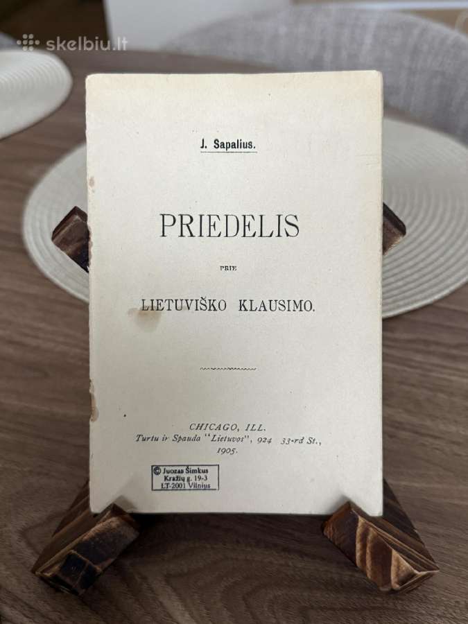 Priedelis prie lietuviško klausimo 1905 m.
