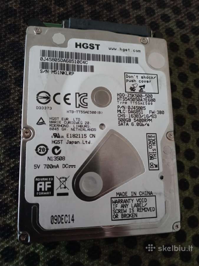 [41 €] - 640gb Toshiba 41 eur. (patikrintas) - nuotraukos Nr. 11