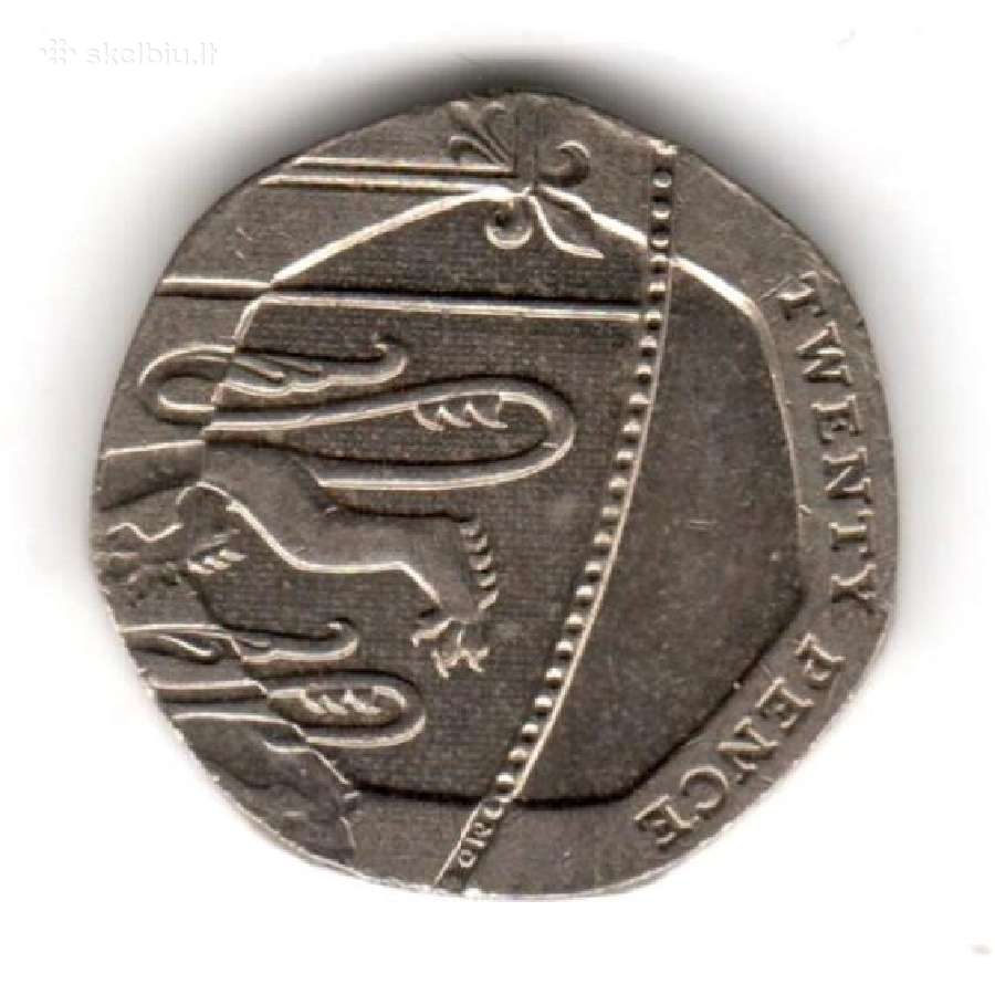 Anglijos monetos 1 - nuotraukos Nr. 7