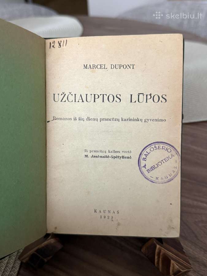 Užčiauptos lūpos 1929 m.