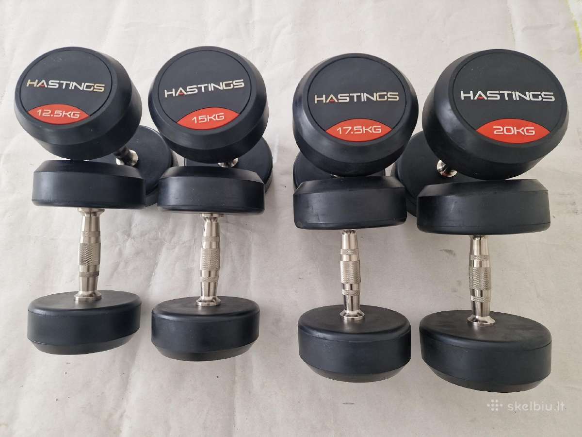 "Hastings" 12,5-20 kg profesionalūs hanteliai