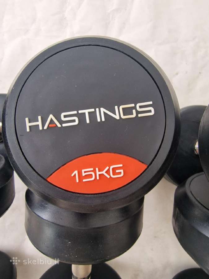 "Hastings" 12,5-20 kg profesionalūs hanteliai - nuotraukos Nr. 3